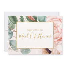Pastel Floral Garden | Tarjeta De Propuesta De La