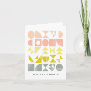 Pastel Geométrico Moderno Personalizado