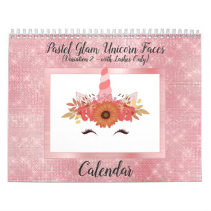 Pastel Glam Unicorn enfrenta un calendario moderno