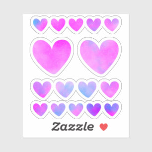 Pastel Hearts Pegatina Pack