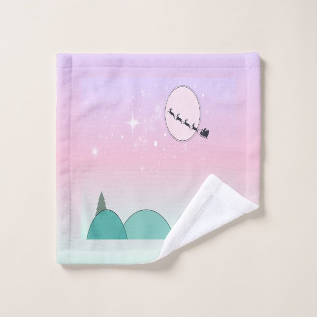 Pastel Luna de Navidad Suave Resplandor (Toallita)