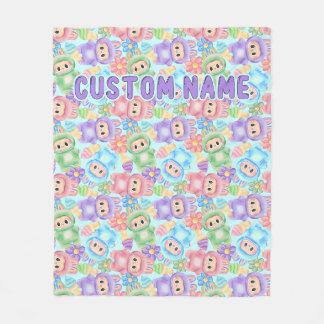 Pastel manta linda, tira acogedora personalizada