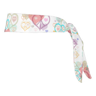 Pastel Peace & Love Headband