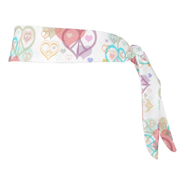 Pastel Peace & Love Headband (Girar 90)