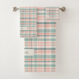 Pastel Plaid with name 