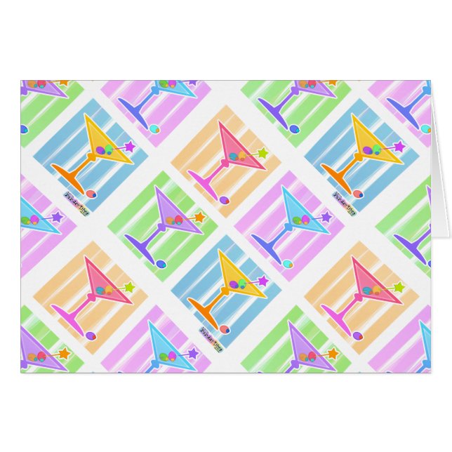 PASTEL POP ART MARTINIS (Anverso (Horizontal))