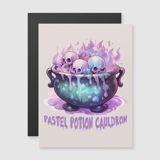 Pastel Potion Cauldron (Anverso/Reverso)