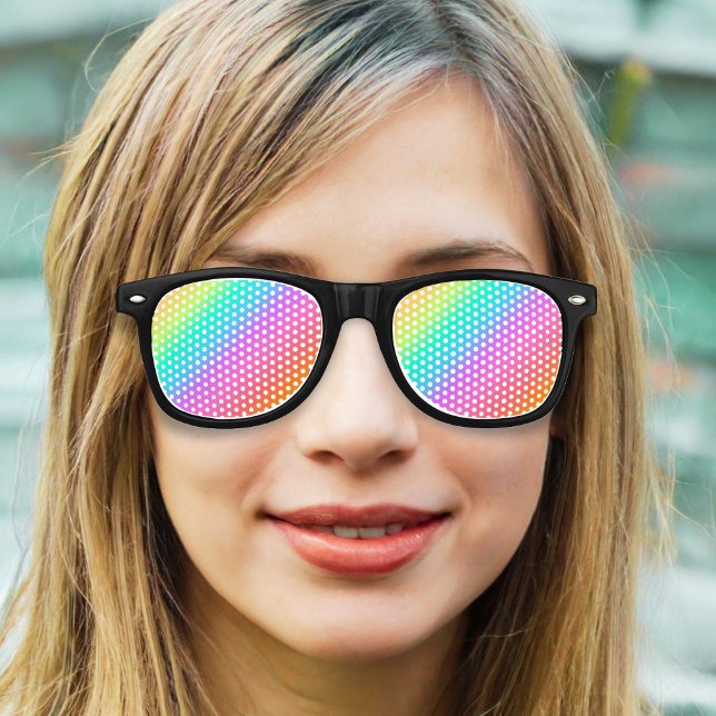 Pastel Rainbow Gay Prige Fiestas gafas de sol (Subido por el creador)