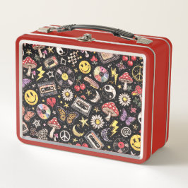 Pastel Retro Memphis Pattern Swirls