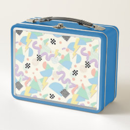 Pastel Retro Memphis Pattern Swirls