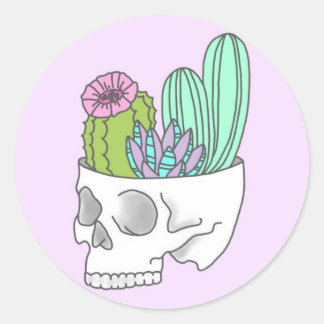 Pastel Skull Pegatina