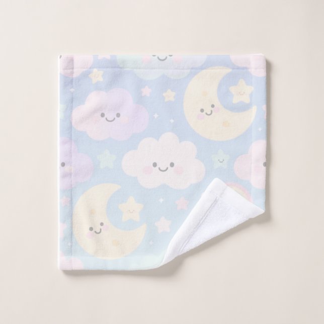 Pastel Sky Kawaii Towel  (Toallita)