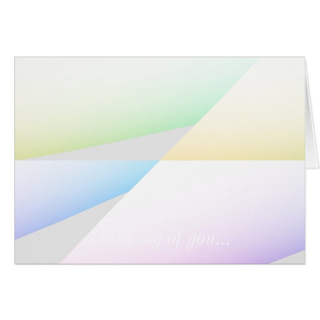 Pastel Triangles (Anverso (Horizontal))