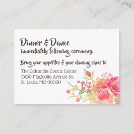 Pastel Watercolor Florals Boda Recepción