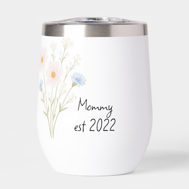 Pastel Wildflower Bouquet Personalizado "Mamá Este (Frente)