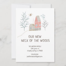 Pastel Woodland | Tarjeta de Invitación móvil