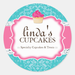 Pastel y postre - Pegatinas de envasado