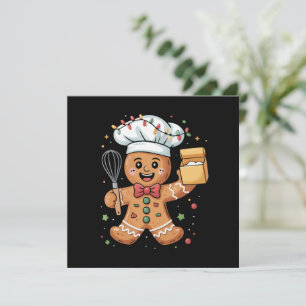 Pastelero de Hombre de Jengibre Bonito Navidad Che