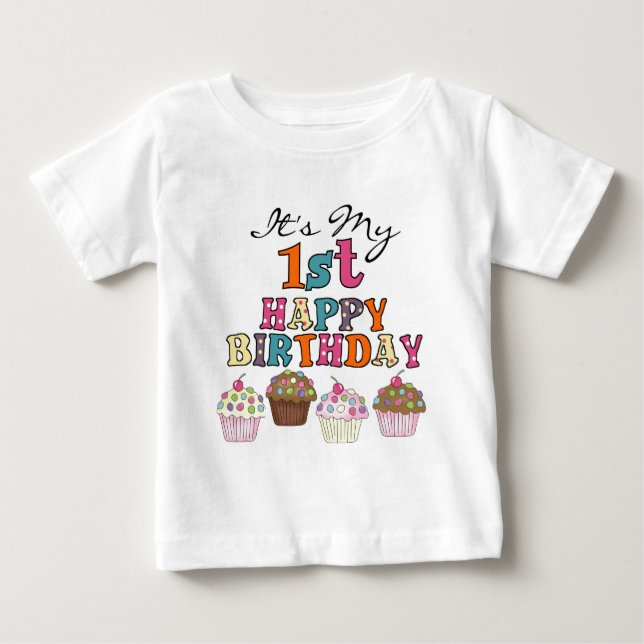 Pasteles de bonito camisetas de cumpleaños y regal (Anverso)