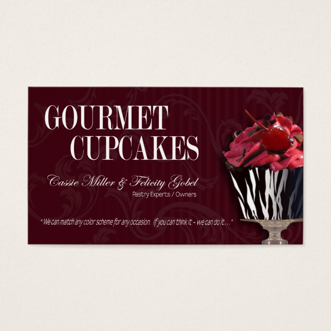 Pasteles Gourmet - postres exquisitos, bollería (Frente)