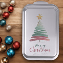 Molde para pastel de Navidad con árbol de estilo p