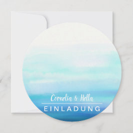 Pasteles románticos Invitaciones llenas de color