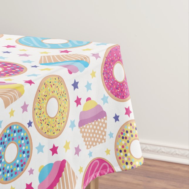 Pasteles y manteles de donuts (In Situ)