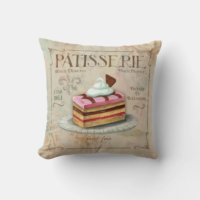 Pastelito francés de la decoración de la almohada (Anverso)