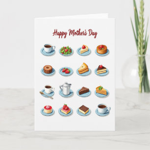 Pastelitos enrejados Tarjeta del Día de la Madre