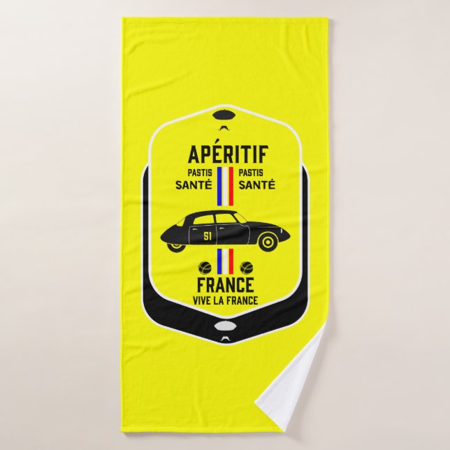 Pastis de Marsella Francia (Toalla de baño)