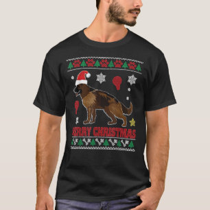 Pastor Alemán Perro Santa Sweater Costume Merry Xm