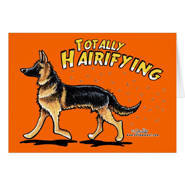 Pastor alemán totalmente aterrador (Anverso (Horizontal))