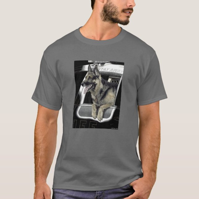 Pastor alemán trabajador - Camisa - "K9 Ronin" (Anverso)