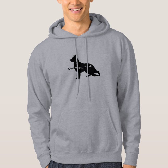 Pastor alemán - utilice la sudadera con capucha de (Anverso)