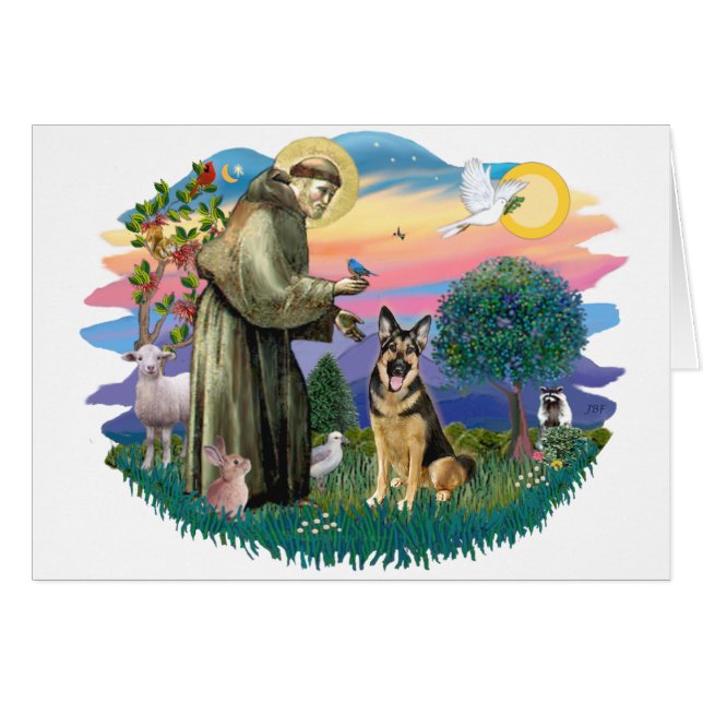 Pastor alemán (W) (Anverso (Horizontal))