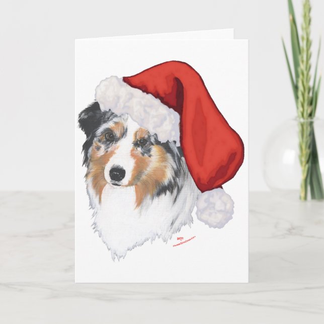 Pastor Australiano Navidad (Anverso)