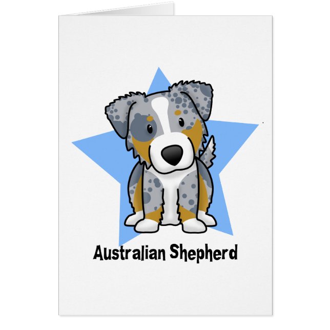 Pastor azul del australiano de Merle de la (Frente)