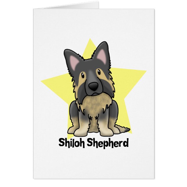 Pastor de Shiloh de la estrella de Kawaii (Frente)