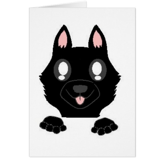 pastor germano de búsqueda negro (Frente)