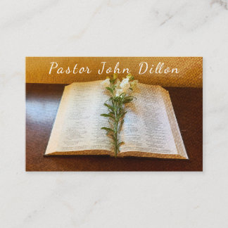 Pastor, Ministro, Cristiano, Biblia, Tarjetas de N