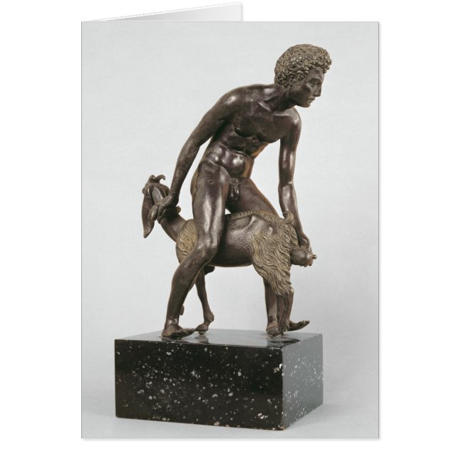 Pastor oreando una cabra (Frente)