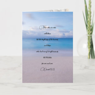 Pastor Sabiduría Gracias Escritura Gran Tarjeta