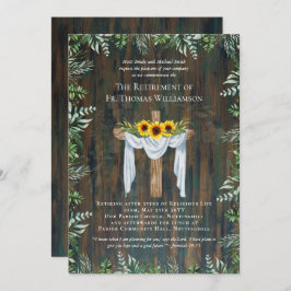 Pastor Sacerdote Deacon Ministro Retirada Girasol