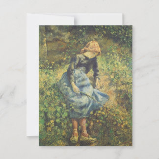 Pastora de Camille Pissarro, Arte Antiguo Fino