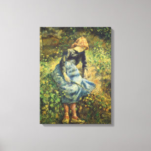 Pastora por Camille Pissarro, Arte Antiguo Fino