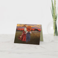 Pastoral Hogar Rural Granja Ranch Tarjetas Valenti