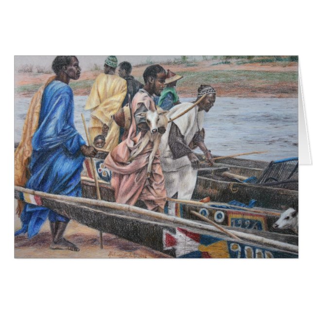 Pastores del ganado de Fulani (Anverso (Horizontal))