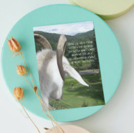 Pastos de cabras y más verdes Tarjeta de jubilació