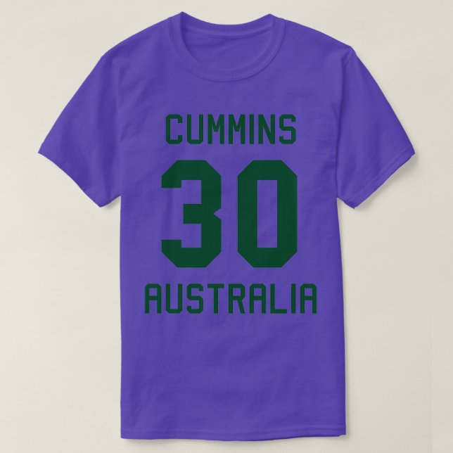Pat Cummins 30 Australian Cricket Jersey 1 (Diseño del anverso)