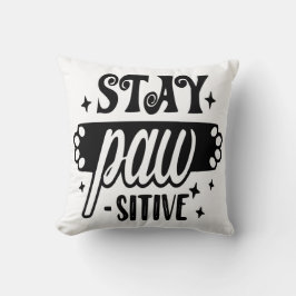 Pata con temática de perro almohada de lanzamiento